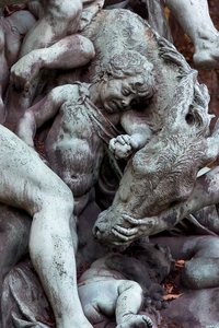 Le triomphe de Silène (détail)